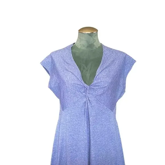 Patagonia Worn Wear Women's W's Seabrook Bandha Dress Blue Heathered Size XL - Picture 3 of 9